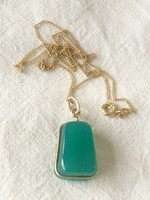 #8490# (S361-D) Anhänger mit grünem Aventurin