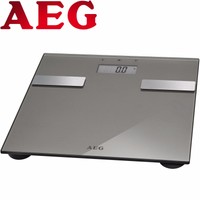 AEG 7in1 Personenwaage bis 180 kg Körperfett-Waage Analyse-Waage Glas PW 5644t