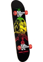 POWELL PERALTA Komplett Skateboard Deck SKULL & SWORD 7.5"  Mod. Red
