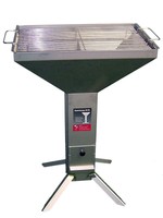 Thüros 2 Kaminzuggrill K4060EFA Holzkohlegrill Kohle Grill Sommer  edelstahl ne
