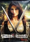 PIRATES Of THE CARIBBEAN IV DISNEY 4x6 ft Bus Shelter Poster 6FT PENELOPE CRUZ