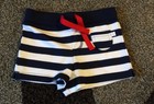 Caters Nwot Red White And Blue Striped Shorts Size 18 Months