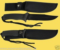 Mil Jagdmesser Messer Gürtelmesser Bowiemesser Fahrtenmesser & Scheide 15358002