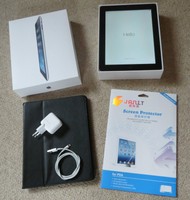 Apple iPad 4. Generation Wi-Fi 16GB 24,6 cm (9,7") Retina Schwarz MD510FD/A OVP