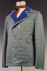 KITON Green-Blue Silk-Cashmere Jacket PeaCoat DB EU 50 NEW 38 40