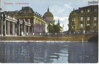 Potsdam, Am Stadtschloß, Palast Hotel, alte Ansichtskarte um 1910