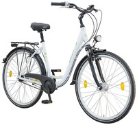BBF 28 Zoll Damen Cityrad   *  7-Gang Shimano + Nabendynamo  *  weiss  *