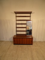 Mid Century Flur Garderobe Wardrobe Schuhschrank Teakwood 50er 60er Vintage 