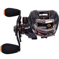 Baitcast Rolle TS1200 Aluminium Spule 13+1 Kugellager LINKS HAND Angeln Art 008