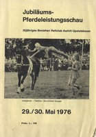Reitclub Aurich Upstalsboom 1976 Pferdeleistungsschau Aufstellung der Pferde