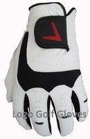 Cabretta Leder Herren Golfhandschuh Klein Medium Groß Extra XL V Logo