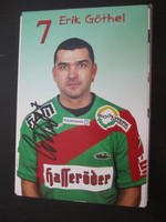 16287 Erik Göthel SC Magdeburg Handball original signiertes Autogrammfoto