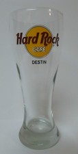  HARD ROCK CAFE Pilsner Style Beer Glass  DESTIN  Florida Location 16oz Drink