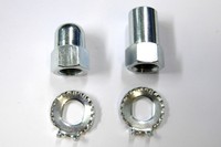 2 Achsmutter 2 Fixierscheibe SRAM 3 Gang Sachs Torpedo Fahrrad Hollandrad 10,5x1