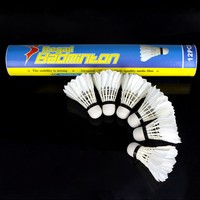 12x Federbälle Kunststoff Federball Badminton Shuttlecock Bälle Ball Shuttle DU