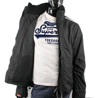 SUPERDRY Herren Technical WINDCHEATER Jacke S M L XL XXL Schwarz /Weiß S  X1