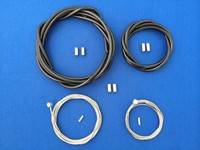 Fahrrad Bremszug Set Niro für vorne und hinten inkl. Hülle & Endkappen