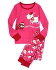 NWT GYMBOREE 6-12M PINK DOG HAPPY HOWL-ADAYS WINTER GIRL GYMMIES PAJAMAS 