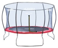 Neueste Generation Hudora Trampolin Fantastic 400 Ø rot Sicherheitsnetz 65740