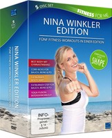 DVD-Box *Nina Winkler*Edition*Fitness for me*-Rund um Fit*Workout* (5 Disc-Set)