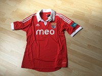 Benfica Lissabon Adidas Größe M - rot - Zustand 1+ - Meo - Cerveja Sagres -