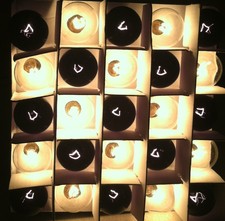 25 OVER THE HILL BLACK & CLEAR GLOBE STRING LIGHTS PARTY HALLOWEEN RV PATIO G40