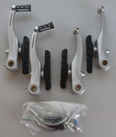 Promax V-Brake Set Bremsen VR + HR silber