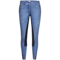 Imperial Riding Mädchen 5-Pocket Reithose Aida Fullseat Denim Kristalle