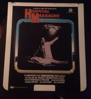 Hospital Massacre CED Video Disk Movie rCA Selectavision HTF