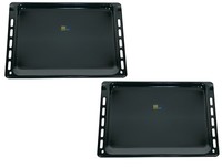 2 x  Backblech Bauknecht email 481010539881 / 481241838128  Herd 445x375mm   Bac