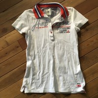 Gaastra Damen Poloshirt Shirt weiss S 36