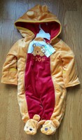 DISNEY WINNIE THE POOH ONE PIECE HOODED SNOW SUIT BUNTING SNOWSUIT WARM 6-9 M