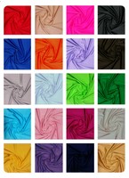 Uni Lycra Elastan Stretch Stoff - 150cm (149.9cm) breit - Viele Farben