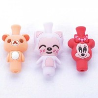 Drip Tip Softgel Mundstück für Verdampfer Maus, Bär, Katze Mix 3-Set