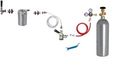 Kegerator Beer Jockey Box keg single Faucet Draw 50' Coil Cooler Full Kit