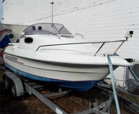 Galia 485 Kajütboot mit 65 PS Außenborder und Trailer #### sehr gute Ausstattung