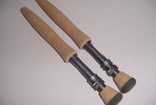 2 Fly handle assys with Aa Cork and AmTac window fly seats, Titanium colored