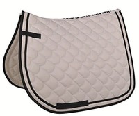 HKM Schabracke Ibiza NEU Dressur Weiß/Dunkelbau