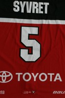 Kölner Haie Game-Worn-Trikot Saison 15/16 Heim #5 SYVRET