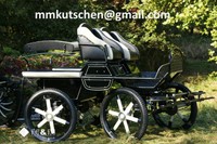 NEU Kutsche Fahrschulwagen Marathonwagen Wagonette Kutschen Beige