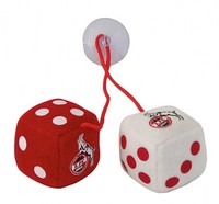 1. FC Köln Autowürfel, 6 cm