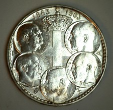New listing
1963 Silver Greece 30 Drachma Coin 5 Kings Bu
