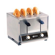 Star Stainless Steel (4) 1-1/8" Slot Holman Pop-Up Bagel Toaster - Bt4