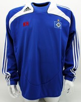 Adidas Hamburger SV HSV Shirt Trainings Pullover Sweatshirt match worn 08/09