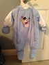 Infant's Snowman Blue and White Snowsuit - Size 6-9 months