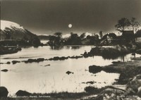 Maaneskinsaften, Hareid, Sondmore, alte Foto-Ak um 1940, Norge, Norwegen