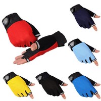 Atmungsaktiv Radsport Fahrrad Sport Handschuhe Außen Gelpad Halb