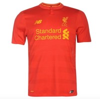 New Balance FC Liverpool Heim Home Trikot Rot Gold 2016 2017 alle Größen Neu