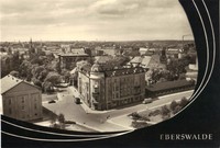 Eberswalde, Panorama, DDR Ansichtskarte