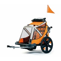 BELLELLI B-TRAVEL KINDER FAHRRAD ANHÄNGER FAHRRADANHÄNGER KINDERANHÄNGER ORANGE